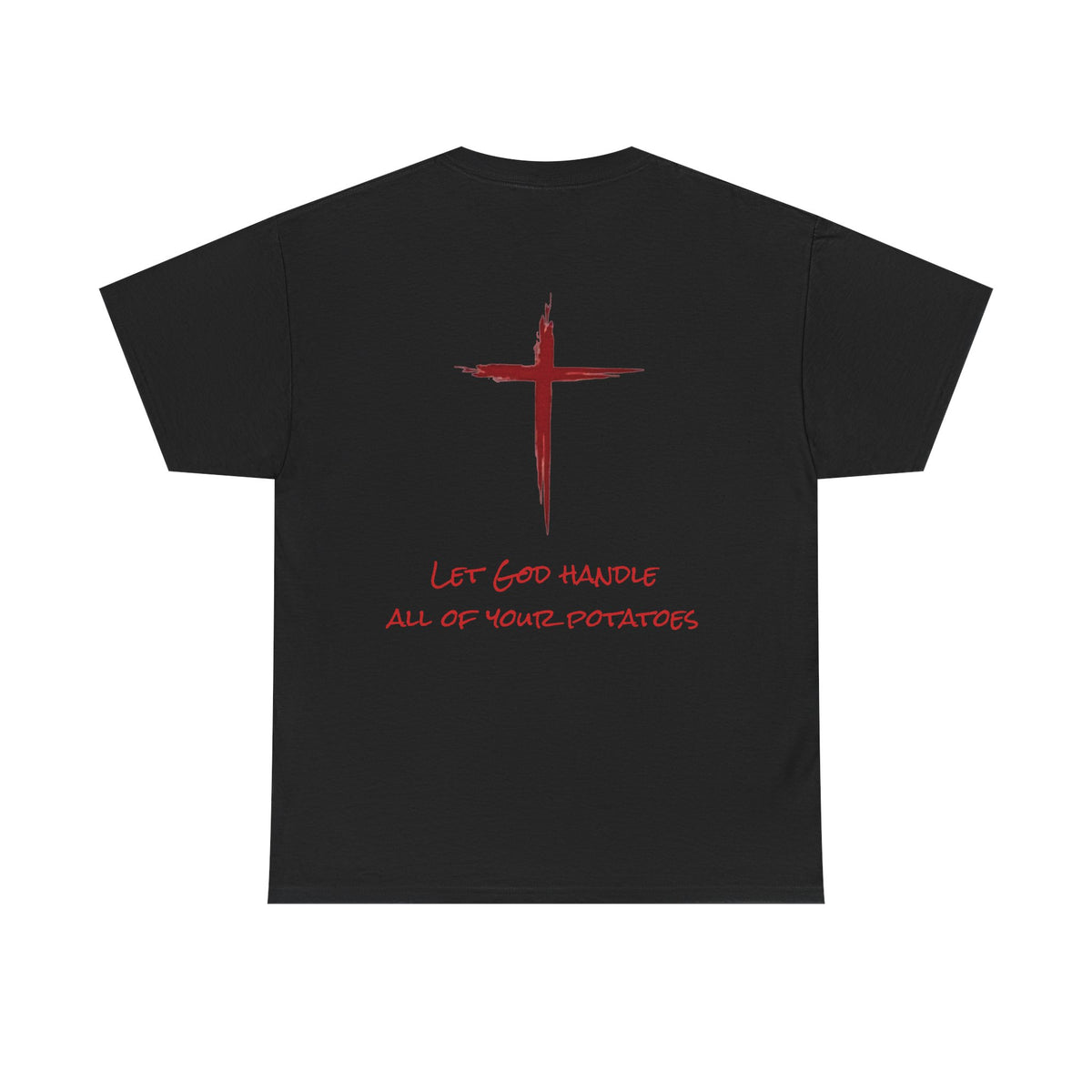Faith Spider Tee — "Brand New Faith" Cross & Spiderweb Christian Graphic T‑Shirt