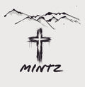 Mintz logo sticker